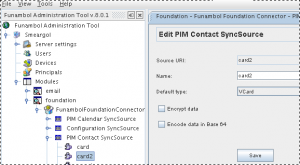 add SyncSource (Adressbuch)